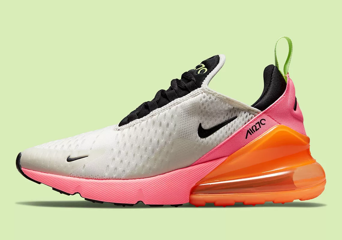 Nike air max sales 270 white orange pink