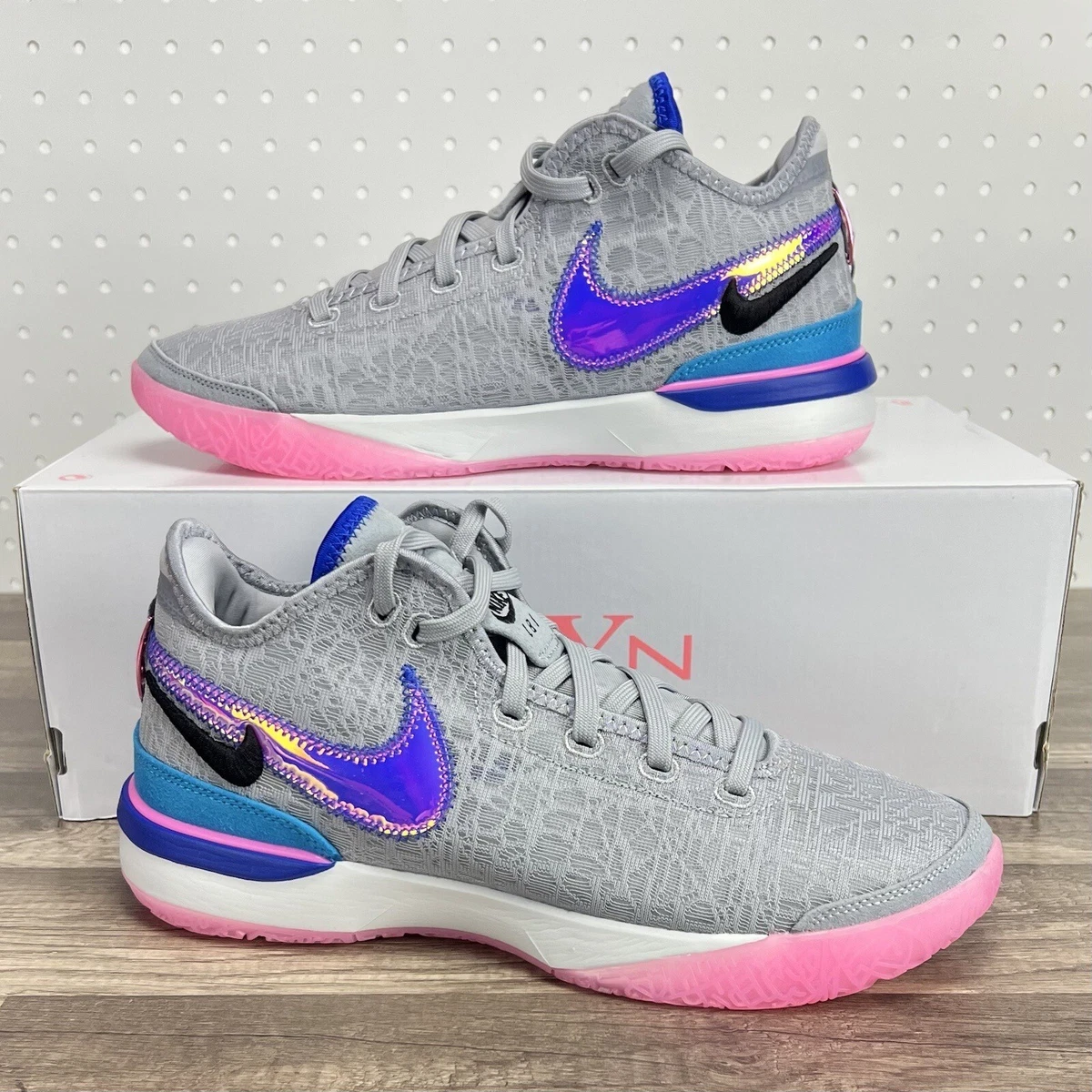Grey and deals blue lebrons