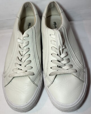 Madewell Sidewalk Low-Top Sneakers in Leather Size