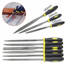 6PCS Mini Files Set Metal Filing Rasp Needle File Wood Tools Hand Woodworking