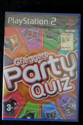 CHEGGERS PARTY QUIZ  PS2 PLAYSTATION 2 PAL nuovo NON sigillato PAL ITA - Afbeelding 1 van 2