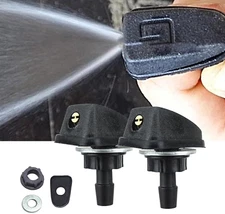 Windshield Washer Nozzles Universal Single Hole Sprayer Head Kit for Most Cars