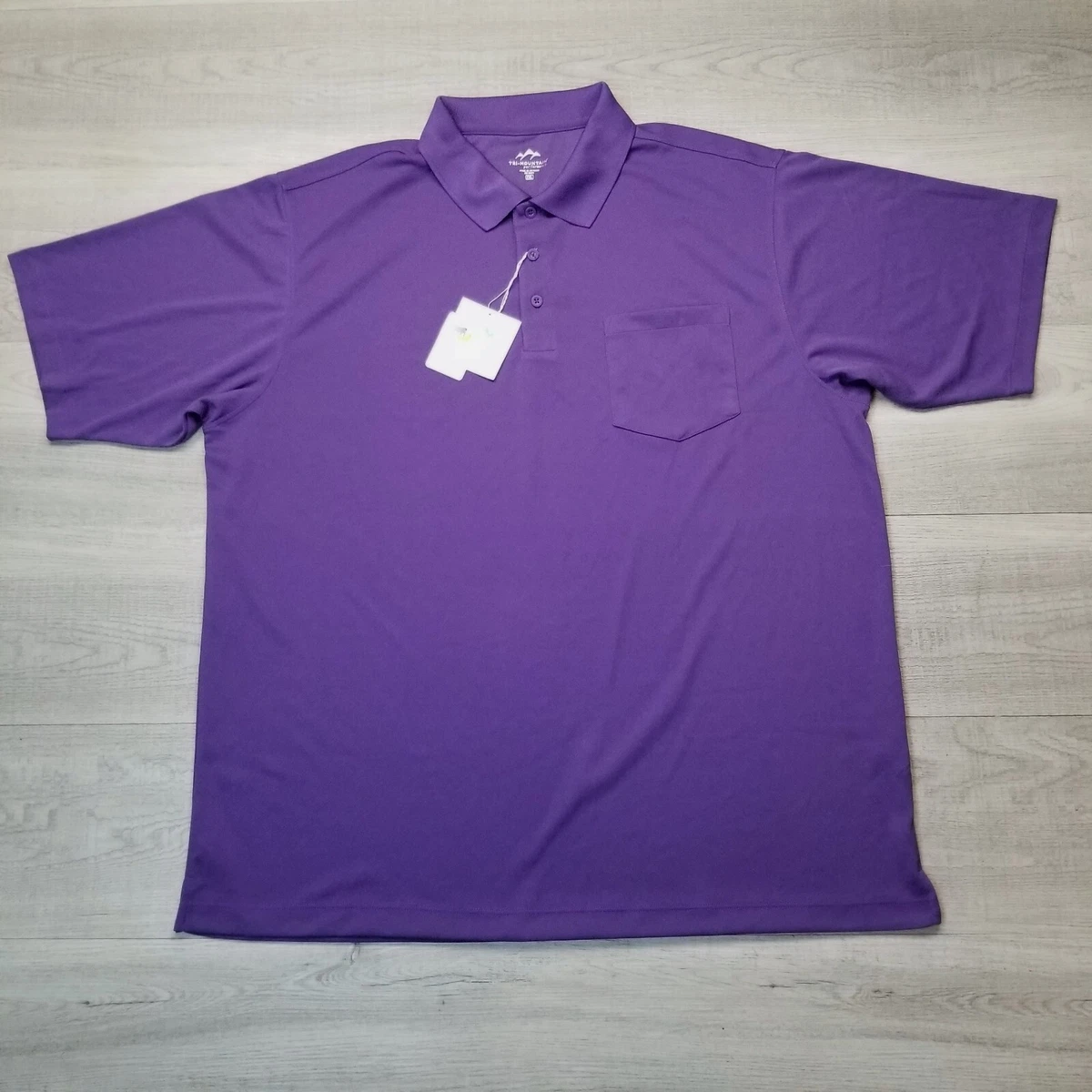 Tri Mountain Performance Men Size 2XL Shirt Golf Polo Ultracool