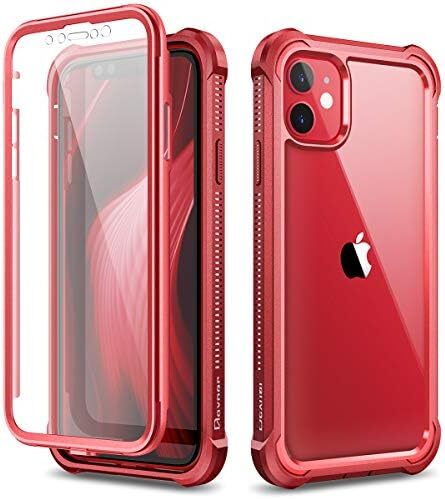 iPhone 11 Case with Screen Protector Clear Rugged 360 Full Body Protective Shock
