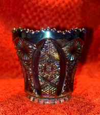 Imperial Glass amethyst,  Carnival Toothpick Holder
