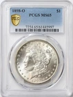 1898-O $1 Morgan Silver Dollar PCGS MS65 - GEM - White - Blazing Luster