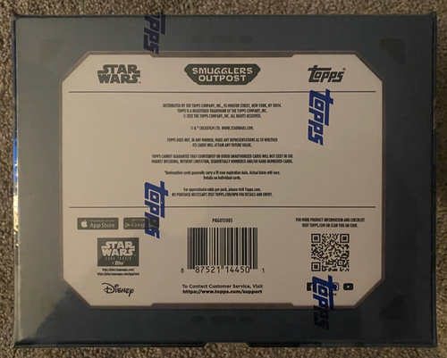 2025 Topps Star Wars Smugglers Outpost Hobby Box Factory Sealed  1 AUTO ! 3 Hits - Picture 2 of 3