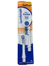 Spinbrush Pro Clean soft Bristles 2 Replacement Brush Heads