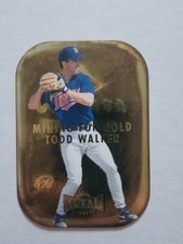 1997 Metal Universe Todd Walker Mining for Gold #10 Twins