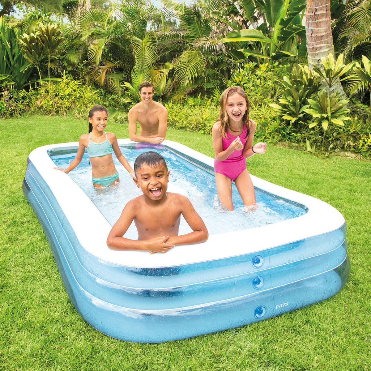 Intex Swim Centre Rectangular Inflatable Family Pool