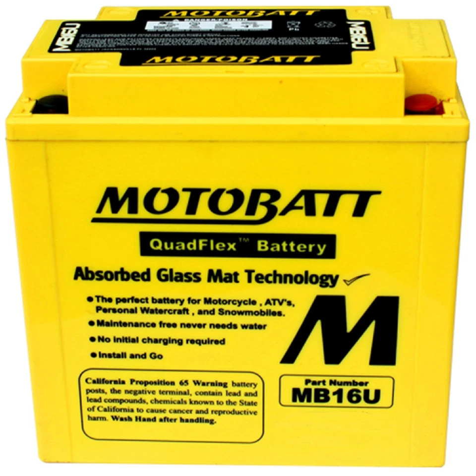 Motobatt Battery For Suzuki VX800 800cc 90-93 Foto 2 de 4