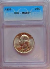 1953 - Washington Quarter, ICG - MS66+