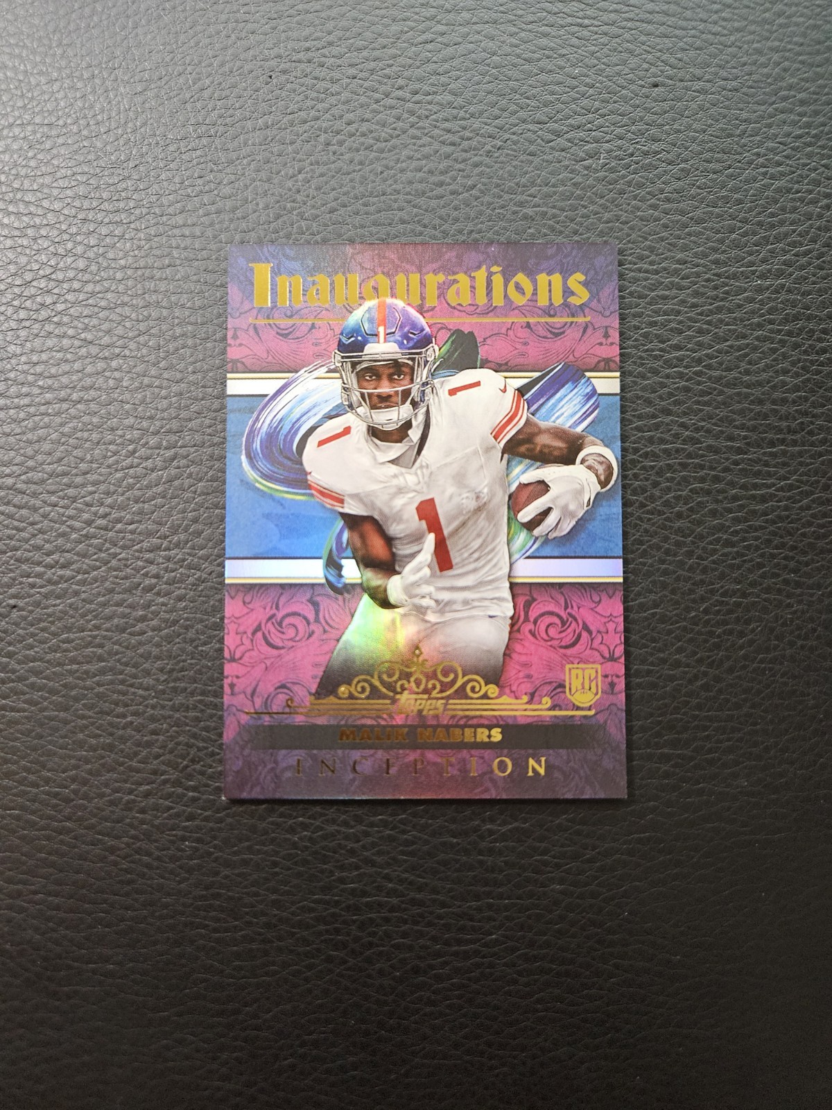 2024 TOPPS INCEPTION Malik Nabers INAUGURATIONS CASE HIT 🔥🔥🔥 SSP