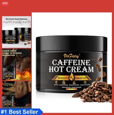 Anti Cellulite Cream Caffeine Hot Cream Body Sculpting Workout Enhancer Thighs