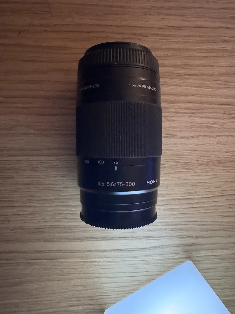 Sony 75-300mm f/4.5-5.6 Camera Lenses for sale - eBay