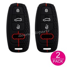 2x Funda Silicona Llave Coche Para 2020+ Audi A3 A6 A7 A8 Q7 Q8 S6 S7 S8 e-tron
