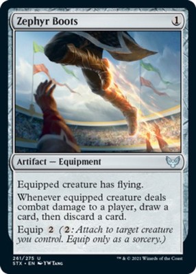 Zephyr Boots x1 Magic the Gathering 1x Strixhaven mtg card