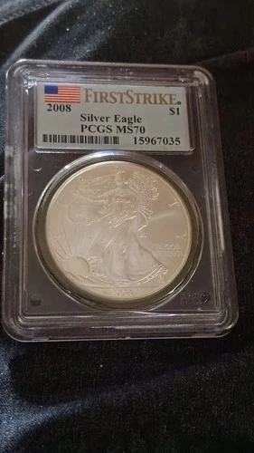 2007 W SILVER EAGLE PCGS MS70 First Strike