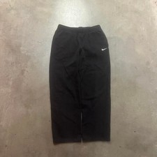 Y2K Nike men's navy blue baggy sweatpants open leg loose M