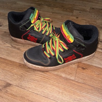 Ipath Grasshopper Rasta Size 9 Hemp Skateboard Skate Shoes Sneakers Rare Y2K