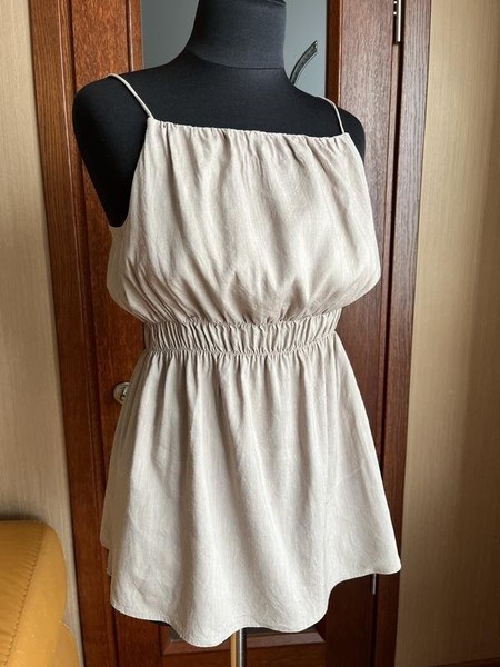 Women ARKET Shirt Beige Viscose 38 / M / 46
