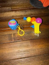 Koosh Bubbles RARE Game Keychain By Basic Fun Small Novelty Key Chain Ring Toy
