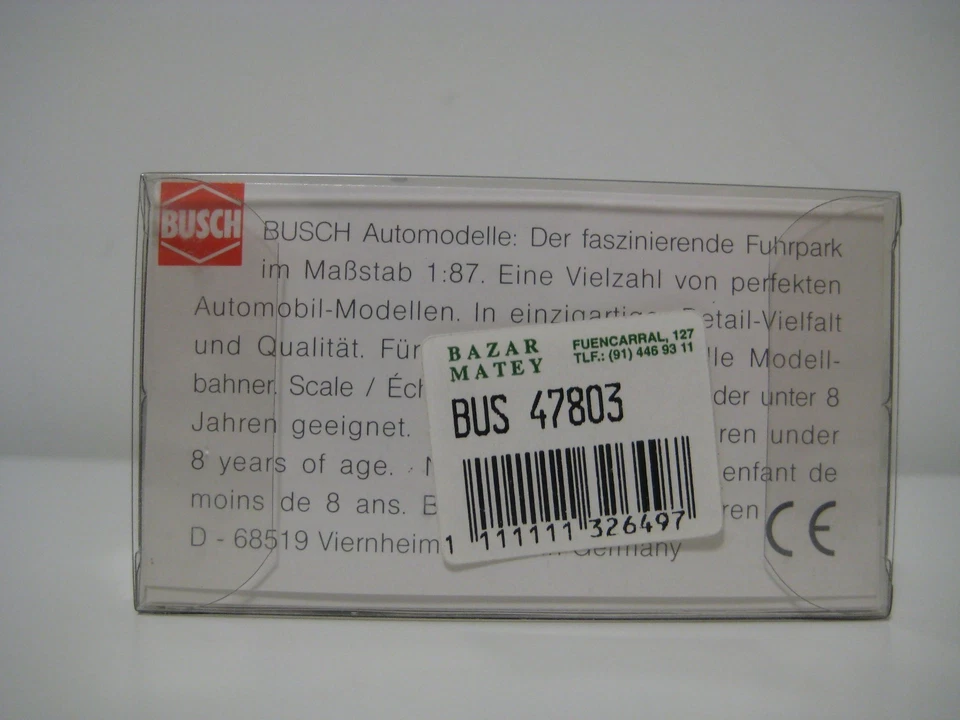 Busch H0 47803 - Furgón de policía Mercedes-Benz Sprinter - Imagen 4 de 4