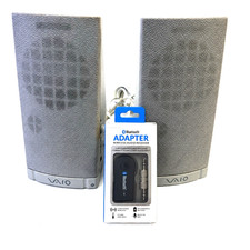 Sony VAIO Computer Desktop Laptop Portable Active Speakers System Bluetooth