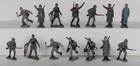 Marx Miniature Plastic Playset WWII German assortment  Lot 1 HO Scale
