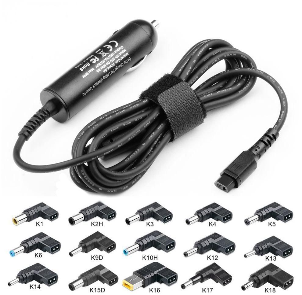 CoreParts MBXUN-90W-DC0001 Universal Car Adapter 90W, Multi-Plug DC Power