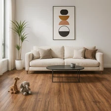 54Pcs 36"*6" Elegant OakBrown Wood Vinyl Plank Flooring Tile Self Stick Adhesive