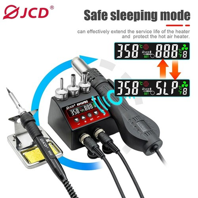 #ad 780W Digtial Soldering iron Station Kit Hot Air Desoldering Rework station Tool $59.99