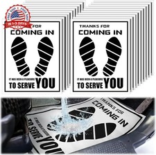 500 Pcs Waterproof Paper Car Floor Mats Disposable Floor Pads Covered Pl