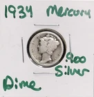 1934 Mercury Dime - .900 Silver Constitutional Coin