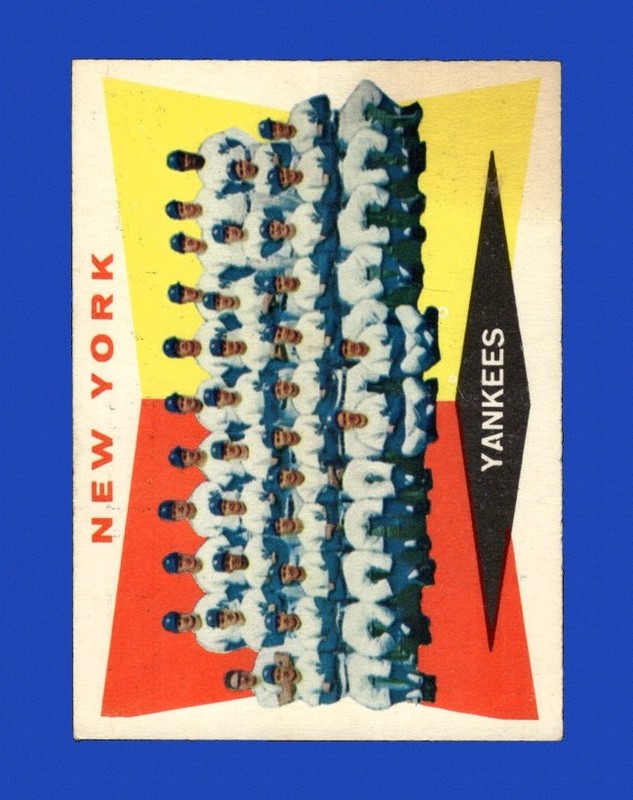 1960 Topps Set-Break #332 New York Yankees Team VG-VGEX *GMCARDS*