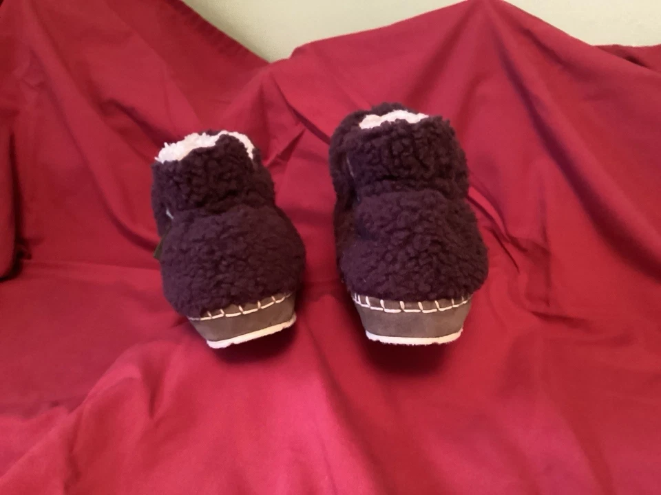 Botines L.L.Bean Shearling Mujer Talla 9 M Suelas de Goma Púrpura Foto 4 de 4