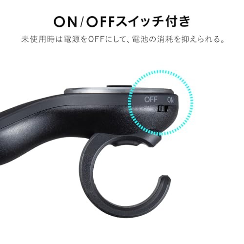 Ursaring USB Wireless Connection Rechargeable Small 1200dpi MA-RING2BK Black - 第 6/8 張圖片