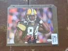 Sterling Sharpe Hand Signed Photo 8x10 Inch Green Bay Packers COA JSA Sticker