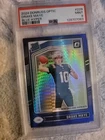 2024 Panini Donruss Optic - Rated Rookie Drake Maye #229 Blue Hyper Prizm (RC)