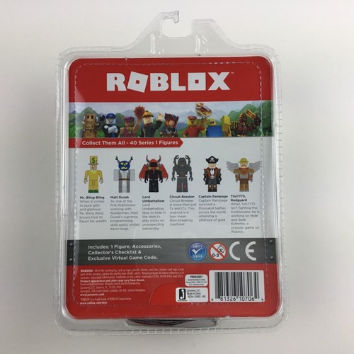 Roblox MISTER BLING BLING Series 1 New INCLUDES VIRTUAL ITEM GREEN ROBUX TOP HAT - Picture 2 of 6