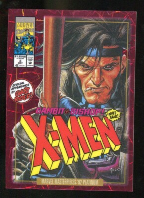 2024 SkyBox Marvel Masterpieces  92 Platinum Pick You Base & Premium Parallel