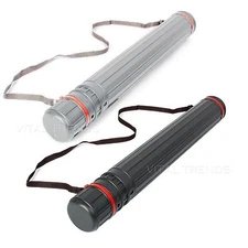 ARTIST EXTENDABLE DRAWING TUBE ARTWORK STORAGE CARRY TELESCOPIC TUBE