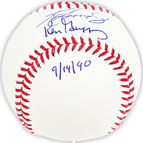 KEN GRIFFEY JR. & SR. AUTOGRAPHED MLB BASEBALL BACK TO BACK HR BECKETT 212465 - Picture 4 of 8