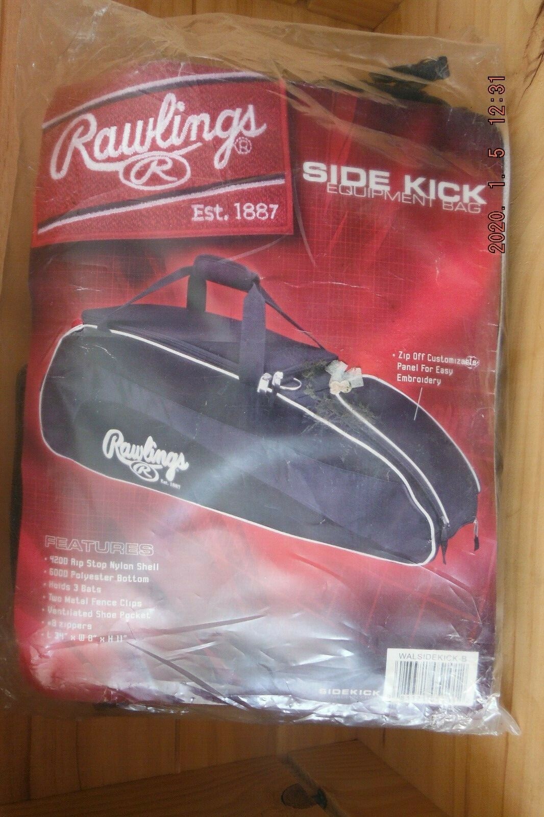 Rawlings Side Kick Baseball Bat Bag eBay