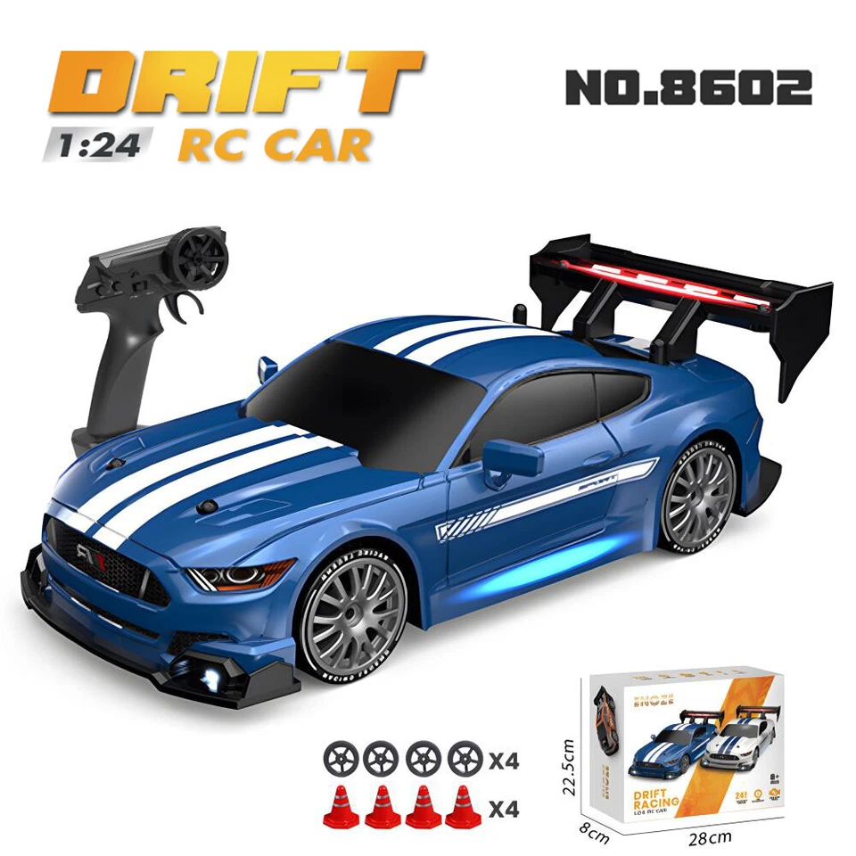 9IMOD 1:24 RC Drift Car 4WD High Speed Racing Vehicle 2.4G Remote Control Car - Image 3 of 4