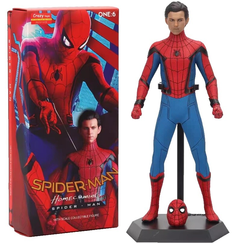 SPIDER-MAN Homecoming 　DVD　フィギュア SHF Spider Man Homecoming The Spiderman PVC Action Figure