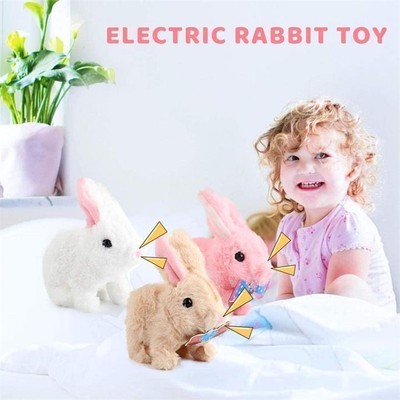 Walking Bunny Plüsch-Kaninchen-Spielzeug-Hasen können laufen und sprechen