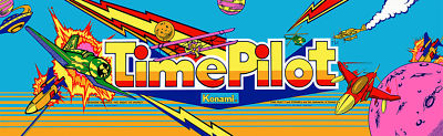 Time Pilot Arcade Marquee For Header/Backlit Sign