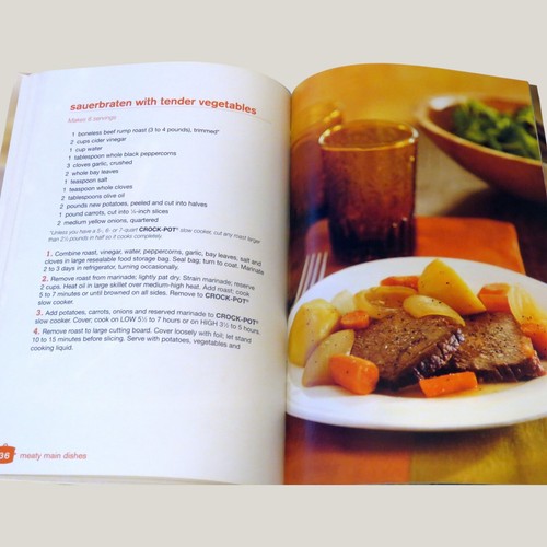 Crock-Pot The Original Slow Cooker 5 Cookbooks Breakfast To Dinner Sides & Pasta - Picture 11 of 13