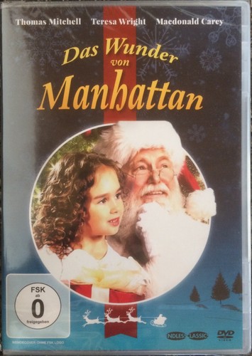 TV-Film DVD "Das Wunder von Manhattan" (1955) Teresa Wright/Thomas Mitchell NEU! - Bild 1 von 2